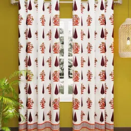 Living Roots Jaipuri Multicolor Cotton 7 ft Door Curtain-picture-42