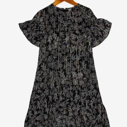 Kiddopanti Kids Black Printed Dress-image-78