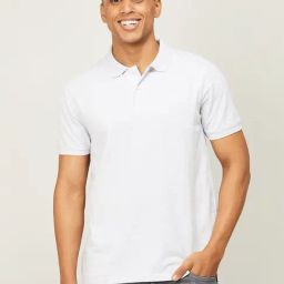 Fame Forever by Lifestyle White Regular Fit Polo T-Shirt-picture-43