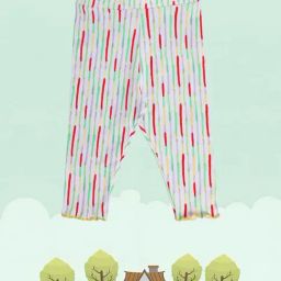 MINIKLUB Kids White Printed Leggings-image-49