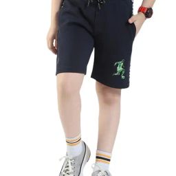 Monte Carlo Boys Navy Blue Printed Bermuda-picture-24