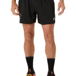 Asics Men's Performance Black Fujitrail All Over Print 5in Shorts-picture-24