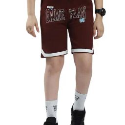 Monte Carlo Boys Maroon Printed Bermuda-picture-37