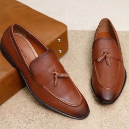 Louis Stitch Men's Tan Formal Mocassins-image-100