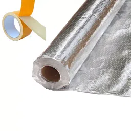 SUNPRO 500 SqFt Radiant Barrier Insulation with Double Side Cotton Cloth Tape, AWA_P_DSCT_1 (Pack of 2)-image-47