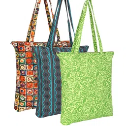 Anekaant Printed Shopper Shoulder Bag-21