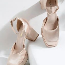 Flat N Heels Women's Gold Ankle Strap Sandals-70