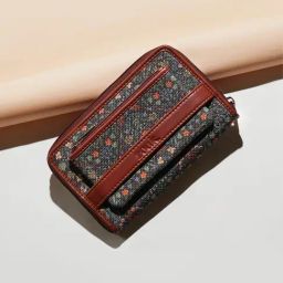 ZOUK Kashmir Royals Multicolor Printed Small Zip Around Wallet for Women-47