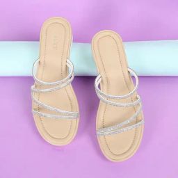 Code by Lifestyle Women's Beige Casual Wedges-image-7