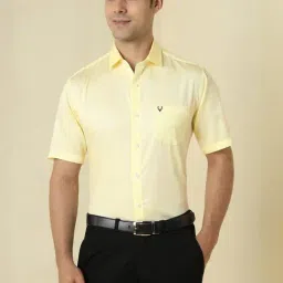 Allen Solly Yellow Slim Fit Shirt-image-97