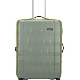 Aristocrat Thyme Green Comet Medium Hard Checked Luggage-1