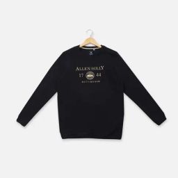 Allen Solly Junior Black Embroidered Full Sleeves Sweatshirt-picture-10