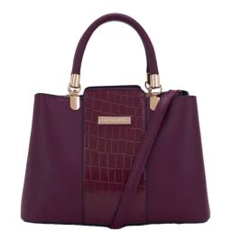 Giordano Maroon Textured Medium Handbag-image-8