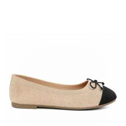 London Rag Women's Beige Flat Ballets-image-27