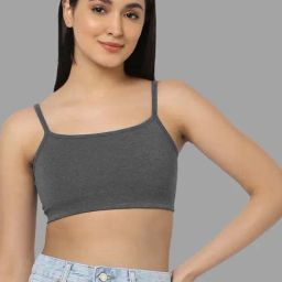 AROUSY Grey Cotton Beginner's Bra-image-61