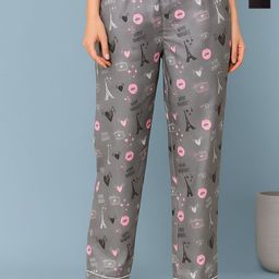 ETC Pack Of 2 Printed Mid-Rise Lounge Pants-picture-48