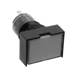 IDEC AP6S Series Small Indicator Light with Rectangular 3 Direction Barrier, AP6GS54S-41