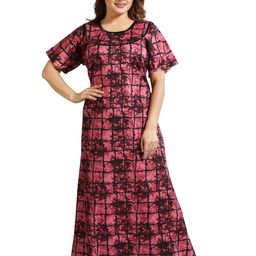 Inner Beats Women Cotton Blend Nightdress-picture-33