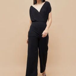Code by Lifestyle Black Printed Jumpsuit-image-17