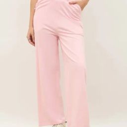 Styli Pink Cotton Regular Fit Trackpants-picture-23
