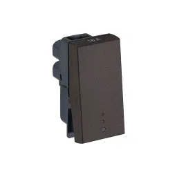 Legrand Switch with Indicator Myrius Charcoal Grey 16 Amp 1 Module 1 Way, 6794 11 image 3
