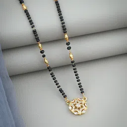 Wynona Gold-Plated Beaded Mangalsutra-image-40