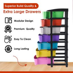 aura Kuber Industries Red Set of 1 Regular Drawer Organiser Organisers image 4
