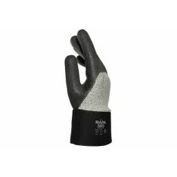 Mapa KryTech 380 Black Grey Nitrile Abrasion Resistant Cut Resistant General Purpose Puncture Resistant Tear, 34380350-picture-48
