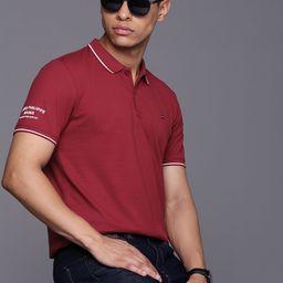 Louis Philippe Jeans Polo Collar Slim Fit T-shirt-image-1