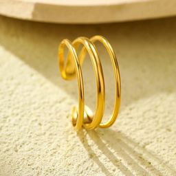 BLACKBOX Gold-Plated Adjustable Finger Ring image 3