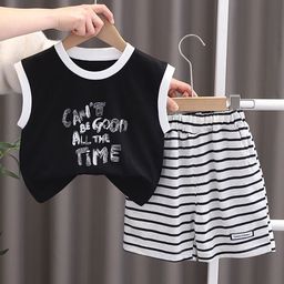 StyleCast x Revolte Boys Typography Printed Round Neck T-shirt With Shorts-picture-27
