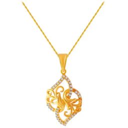 P.C. Chandra 22 kt Gold Pendant without Chain-image-35
