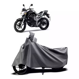 Auto Pearl Two Wheeler Cover with Bag for Yamaha FZ16, Silver-image-99