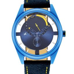 Fastrack Men Blue Dial & Blue Straps Analogue Watch 3256PF01-15