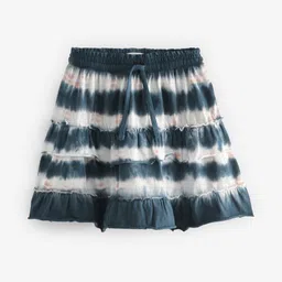 NEXT Girls Tiered Tie-Dye Pure Cotton Skirt-26