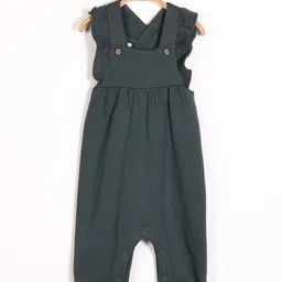 YK Infant Girls Pure Cotton Straight Leg Dungaree-picture-47