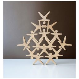 Muren Toys Acrobots Balancing Toy Off White - 32 Pieces-11
