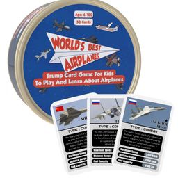 CocoMoco Kids Airplane Trump Cards Game for Kids, Learning Game and Educational Toy, Birthday Return Gift for Kids-image-7