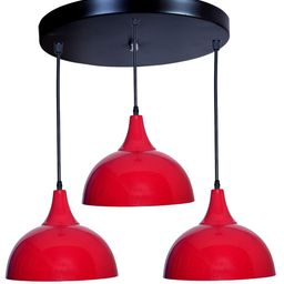 GAUVIK Red Aluminium Ceiling Lamp-17