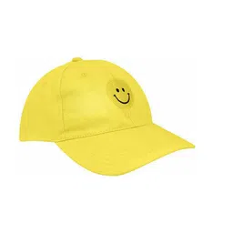 Infispace Men Embroidered Pure Cotton Smiley Summer Cap-image-62