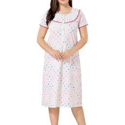 Piu Printed Nightdress-image-101
