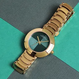 French Connection Women Embellished Dial & Bracelet Style Straps Analogue Watch FCN0109GM-4
