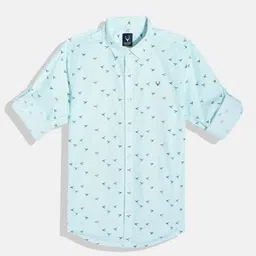 Allen Solly Junior Boys Pure Cotton Printed Shirt-image-92