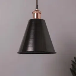 Homesake Black Guard Hanging Lamp with Socket Holder - Set of 1-48