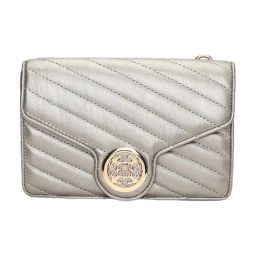 Ginger by Lifestyle Pewter Quilted Cross Body Bag-image-29