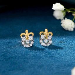 P.N.Gadgil Jewellers 22KT (916) BSI Gold Little Lux Earring-image-21