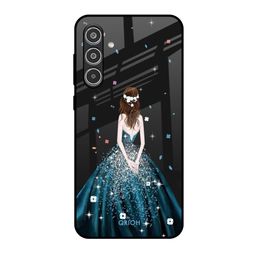 QRIOH Queen Of Fashion Printed Lightweight Silicone Samsung Galaxy A56 5G Glass Back Case-image-74
