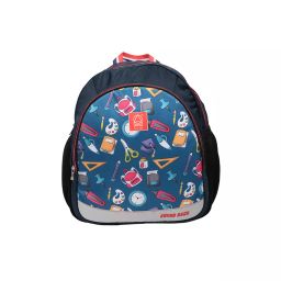 OMEGA 20 L Blue and Black Backpack for Boys and Girls with 3 Compartment and 2 Bottles Holder-picture-13