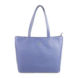 Metro Purple Solid Medium Tote Handbag-32