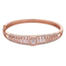 Saraf Jewellery Gold plated with Green American Diamond handcrafted Bracelet for Women & Girls-30